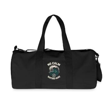 Whitewater Adventure River Rafting Crew Outdoor - Recycled Canvas Sports Bag by Stanley/Stella - black - Front