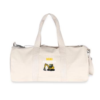 Directeur de construction – Excavator Chemise Enfant - Sac de sport en toile recyclée Stanley/Stella - blanc naturel - Devant