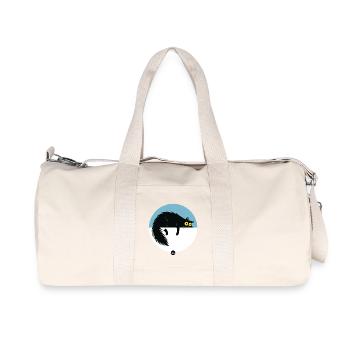 Mode de surveillance paresseuse - Sac de sport en toile recyclée Stanley/Stella - blanc naturel - Devant
