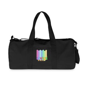 Summer Vibes Only | Tropical Beach T-Shirt - Sac de sport en toile recyclée Stanley/Stella - noir - Devant
