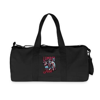 Lumberjack with Axe - Lumberjack - Recycled Canvas Sports Bag by Stanley/Stella - black - Front