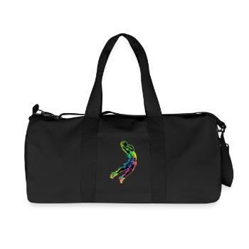 Dunk de basket-ball - Sac de sport en toile recyclée Stanley/Stella - noir - Devant