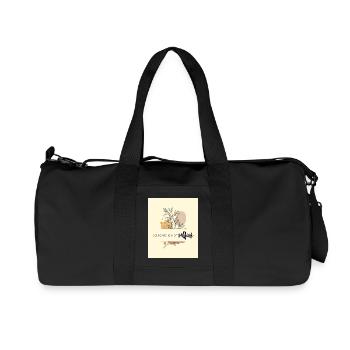 Self-care is not selfish - Recycled Canvas Sports Bag by Stanley/Stella - black - Front