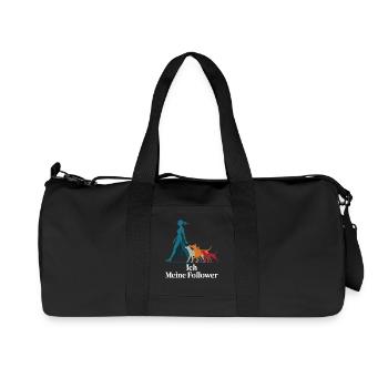 Ich & meine Follower – Hundehumor Design - Recycelte Canvas-Sporttasche von Stanley/Stella - Schwarz - Vorne