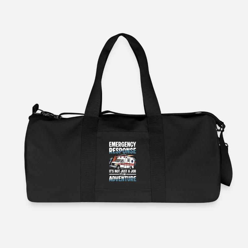 Emergency Response: It's Not Just A Job, It's An - Recycelte Canvas-Sporttasche von Stanley/Stella - Schwarz