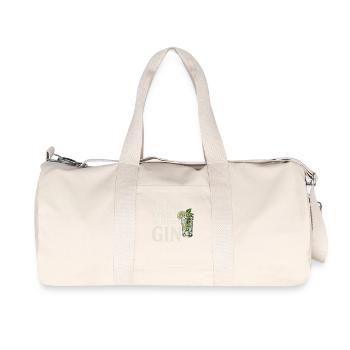 In the end, everything makes a gin - Recycled Canvas Sports Bag by Stanley/Stella - natural - Front