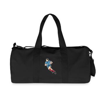 Women's Rugby - Recycled Canvas Sports Bag by Stanley/Stella - black - Front