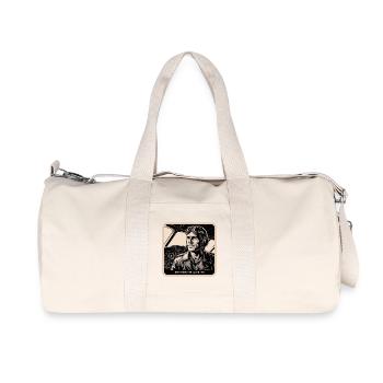 PILOTE, L’AVENTURE VOUS ATTEND - Sac de sport en toile recyclée Stanley/Stella - blanc naturel - Devant