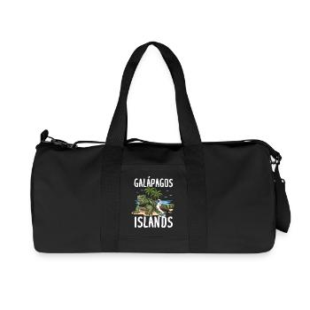 Galapagos Islands - Recycelte Canvas-Sporttasche von Stanley/Stella - Schwarz - Vorne