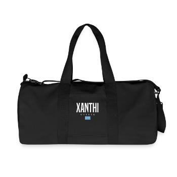 Xanthi Griechenland - Recycelte Canvas-Sporttasche von Stanley/Stella - Schwarz - Vorne