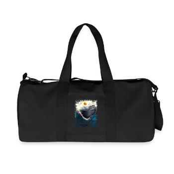 Hungry moment - Recycled Canvas Sports Bag by Stanley/Stella - black - Front