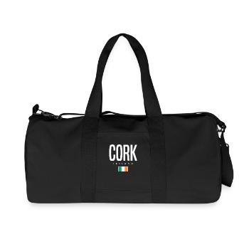 Cork Ireland - Recycled Canvas Sports Bag by Stanley/Stella - black - Front