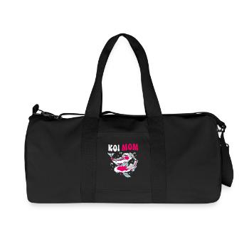 Koi Koi Koi Koi Koi Koi Poisson Koi Carpe Koi - Sac de sport en toile recyclée Stanley/Stella - noir - Devant