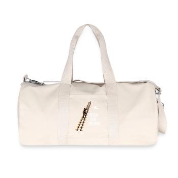 REACH YOUR DREAMS - Recycled Canvas Sports Bag by Stanley/Stella - natural - Front
