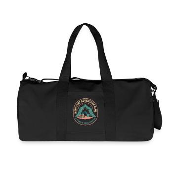 Introvert Adventure Club - Cozy Indoor Camp - Recycled Canvas Sports Bag by Stanley/Stella - black - Front