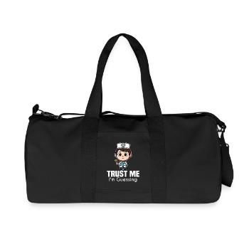 CROYEZ-MOI, JE SUPPOSE - DOCTOR GIFT - Sac de sport en toile recyclée Stanley/Stella - noir - Devant