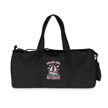 Voile Dire Fille Marin Voile Cadeau - Sac de sport en toile recyclée Stanley/Stella - noir - Devant