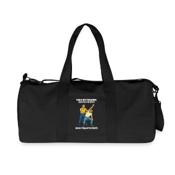 Physiothérapie drôle de douleur n’est qu’une faiblesse - Sac de sport en toile recyclée Stanley/Stella - noir - Devant