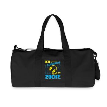 Zocken Gamer Gaming Zocker Controller Videospiele - Recycelte Canvas-Sporttasche von Stanley/Stella - Schwarz - Vorne