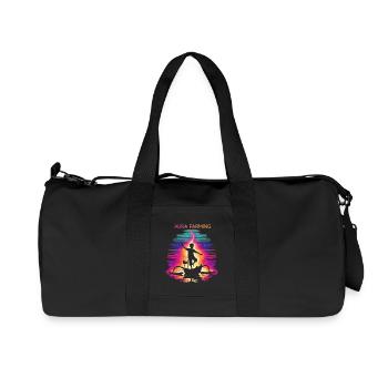 Danse traditionnelle agricole Aura - Sac de sport en toile recyclée Stanley/Stella - noir - Devant