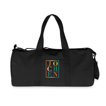 Jochen - Recycled Canvas Sports Bag by Stanley/Stella - black - Front