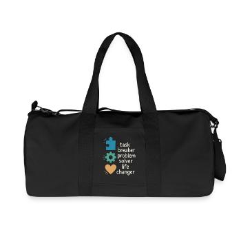 Occupational Therapist Ot Gift Healthcare Reha - Recycled Canvas Sports Bag by Stanley/Stella - black - Front