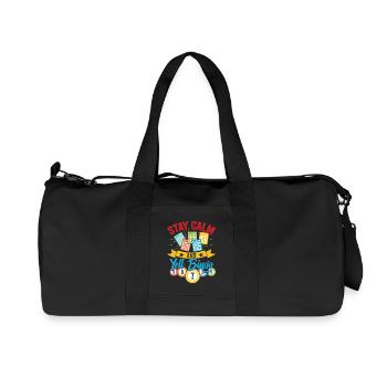 Bingo Gift Bingo Player Bingo Party - Recycled Canvas Sports Bag by Stanley/Stella - black - Front