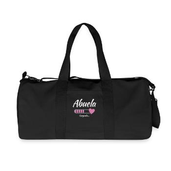 Oma Lädt Zukunft Oma - Recycelte Canvas-Sporttasche von Stanley/Stella - Schwarz - Vorne
