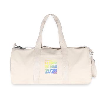 Lloret De Mar 2025 Bunt - Recycelte Canvas-Sporttasche von Stanley/Stella - Naturweiß - Vorne