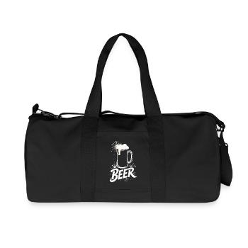 Beer Mug - Recycled Canvas Sports Bag by Stanley/Stella - black - Front