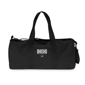 Bhisho, Afrique du Sud - Sac de sport en toile recyclée Stanley/Stella - noir - Devant