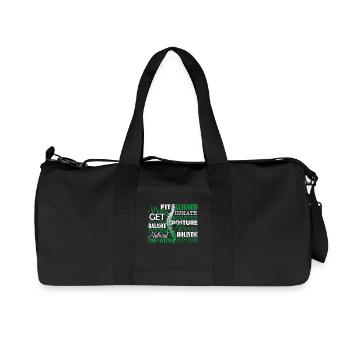 Chiropractor Things About Chiropractor - Recycled Canvas Sports Bag by Stanley/Stella - black - Front