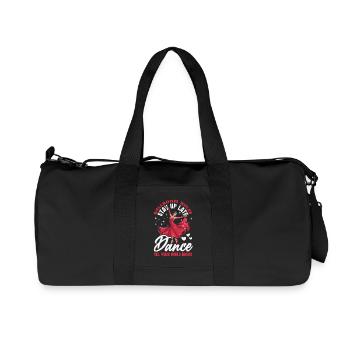 Ballroom Rules Dance Till Your Heels Break - Recycled Canvas Sports Bag by Stanley/Stella - black - Front