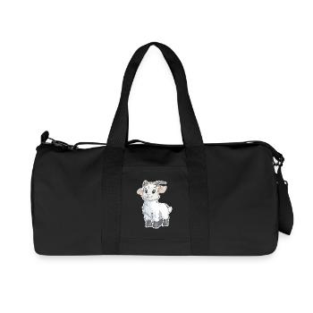 Chèvre - Sac de sport en toile recyclée Stanley/Stella - noir - Devant