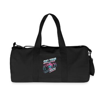 Ski Trip 2026 - Recycled Canvas Sports Bag by Stanley/Stella - black - Front