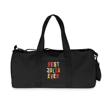 Meilleur Julia Jamais Rétro Prénom Texte Dire - Sac de sport en toile recyclée Stanley/Stella - noir - Devant