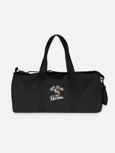 Joke Waschbär Kotze Kollektion T-Shirt - Recycelte Canvas-Sporttasche von Stanley/Stella - Schwarz