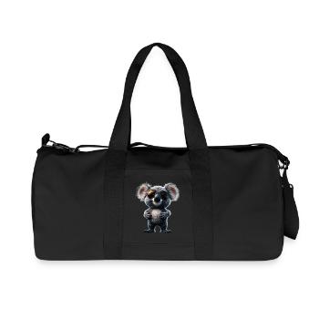 Koala Bear Australie Koala Bear Mignon Koala Bears - Sac de sport en toile recyclée Stanley/Stella - noir - Devant