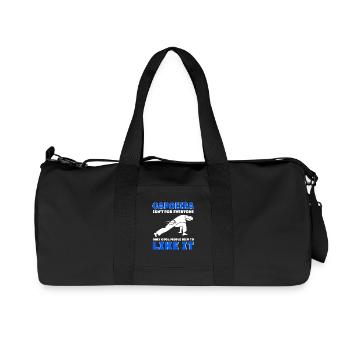Capoeira - Sac de sport en toile recyclée Stanley/Stella - noir - Devant