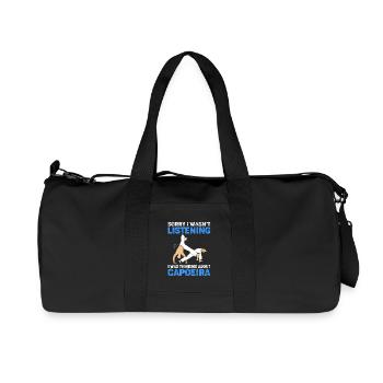 Capoeira - Sac de sport en toile recyclée Stanley/Stella - noir - Devant