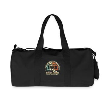 Vintage September 1985 Vintage Anniversary Gift - Recycled Canvas Sports Bag by Stanley/Stella - black - Front