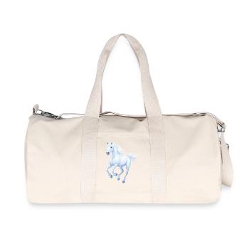Cheval - Sac de sport en toile recyclée Stanley/Stella - blanc naturel - Devant