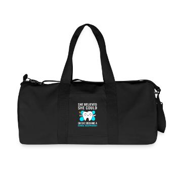 Dental Dentist Receptionist Dentist - Recycled Canvas Sports Bag by Stanley/Stella - black - Front