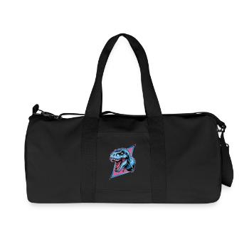 T-Rex fascinant pour les fans de dinosaures - Sac de sport en toile recyclée Stanley/Stella - noir - Devant