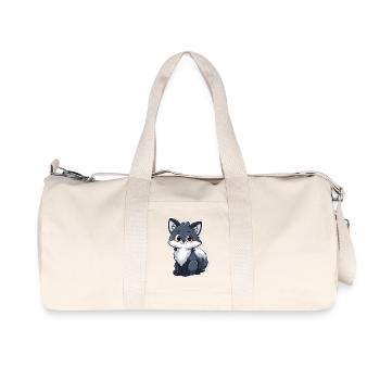 Fuchs - Recycelte Canvas-Sporttasche von Stanley/Stella - Naturweiß - Vorne
