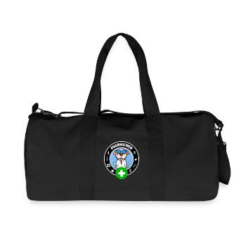 Pharmacist Humor Gift Idea Doctor - Recycled Canvas Sports Bag by Stanley/Stella - black - Front