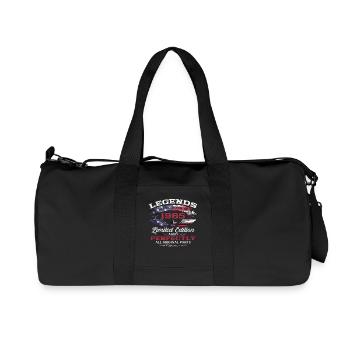 40ème Anniversaire Légendes Millésime 1985 - Sac de sport en toile recyclée Stanley/Stella - noir - Devant