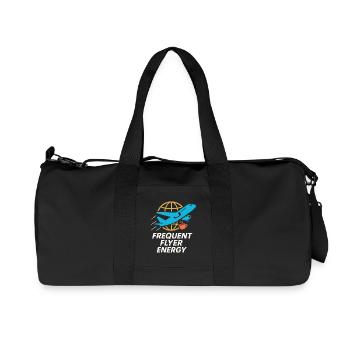 Flight Attendant Cabin Crew Life Aviation - Recycled Canvas Sports Bag by Stanley/Stella - black - Front
