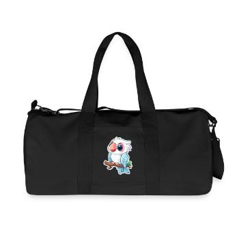 Cockatoo - Recycled Canvas Sports Bag by Stanley/Stella - black - Front