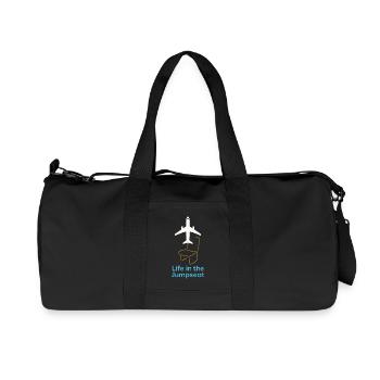 Hôtesse de l’air Personnel navigant commercial Life Aviation - Sac de sport en toile recyclée Stanley/Stella - noir - Devant